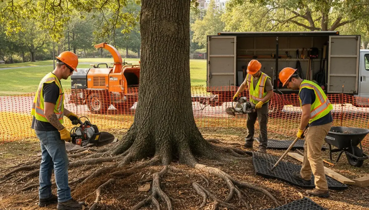 Tree root protection service in South Burlington, VT for healthier roots and stronger trees
