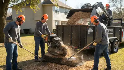 Stump removal service in South Burlington, VT for safe, thorough yard cleanup