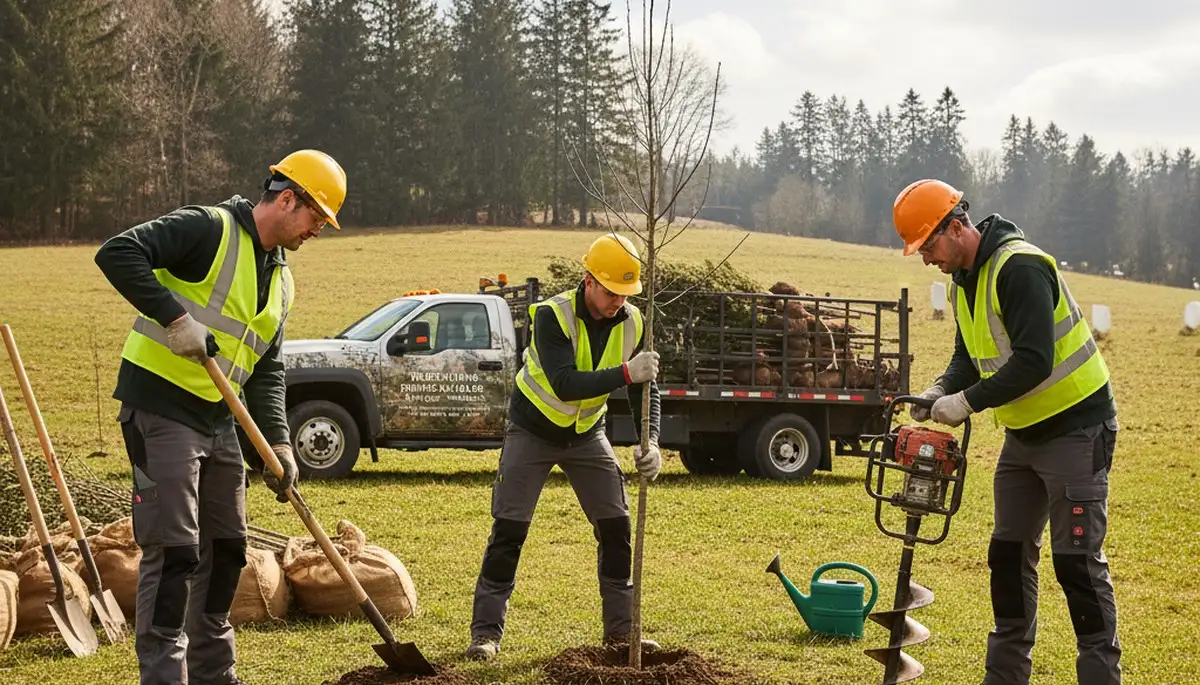Tree planting service in South Burlington, VT for healthy, climate-suited landscape trees