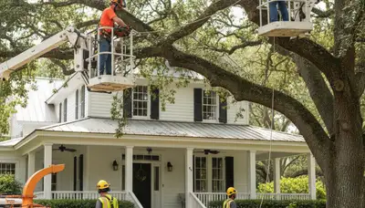 Tree service crew in South Burlington, VT providing professional tree care and removal services